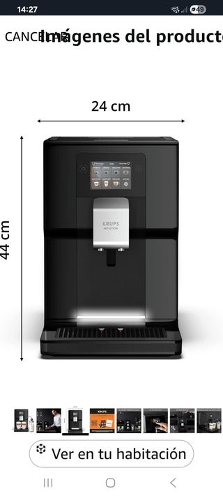 Krups Intuition Preference EA8738 Cafetera 