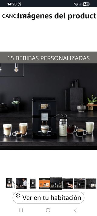 Krups Intuition Preference EA8738 Cafetera 