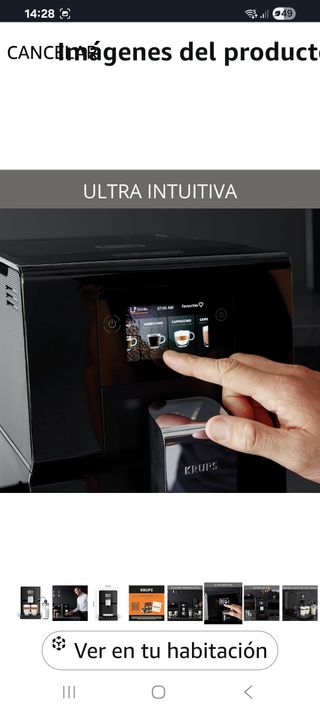 Krups Intuition Preference EA8738 Cafetera 