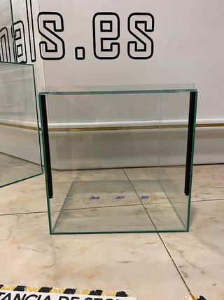 Terrario de cristal 30x30x30cm