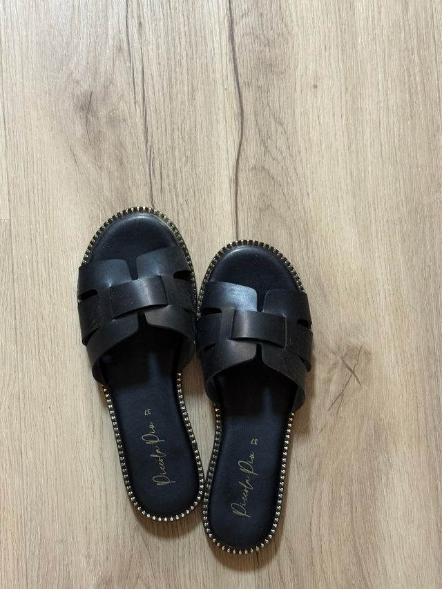 Sandalias Piedra Pia negras 37