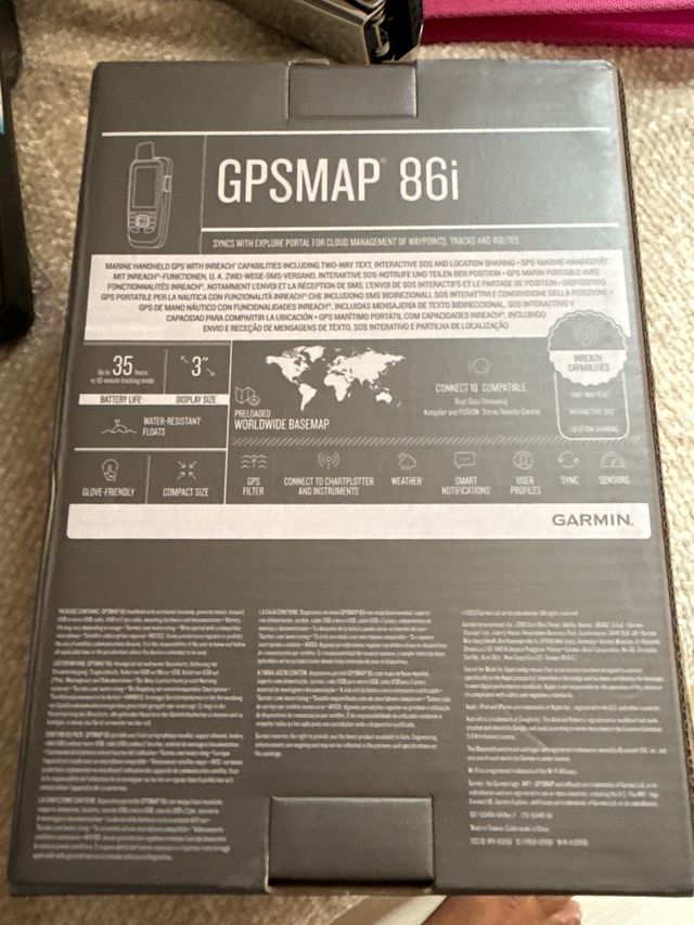 GPS Garmin GPSMAP 86i nuevo