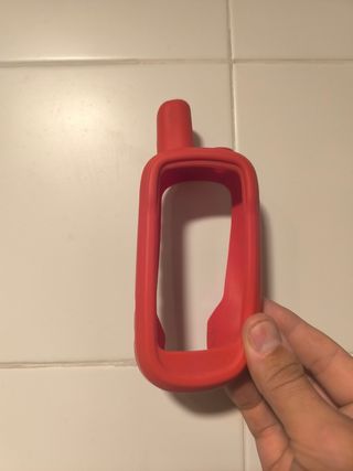 Funda silicona Garmin Alpha 100 roja