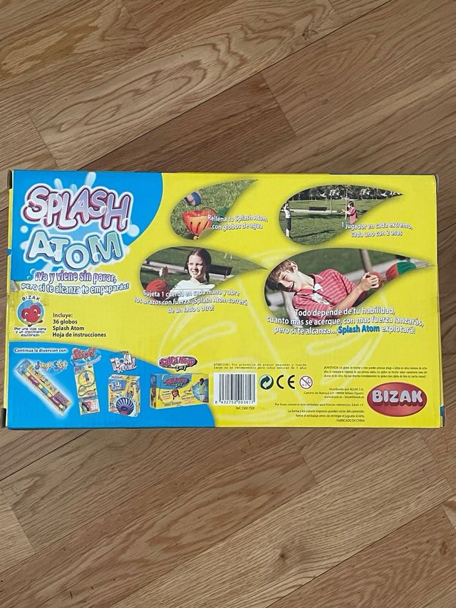 Splash Atom juego agua Bizak