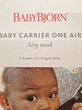 Babybjorn One Air: Mochila Portabebés malla