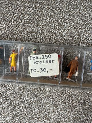 Preiser HO 1:87 - 6 cajasFiguras (Años 70)