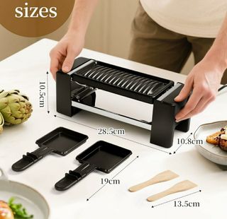 Parrilla Eléctrica para 2personas Grill Plancha