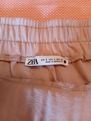 Pantaloni Zara beige Tg S