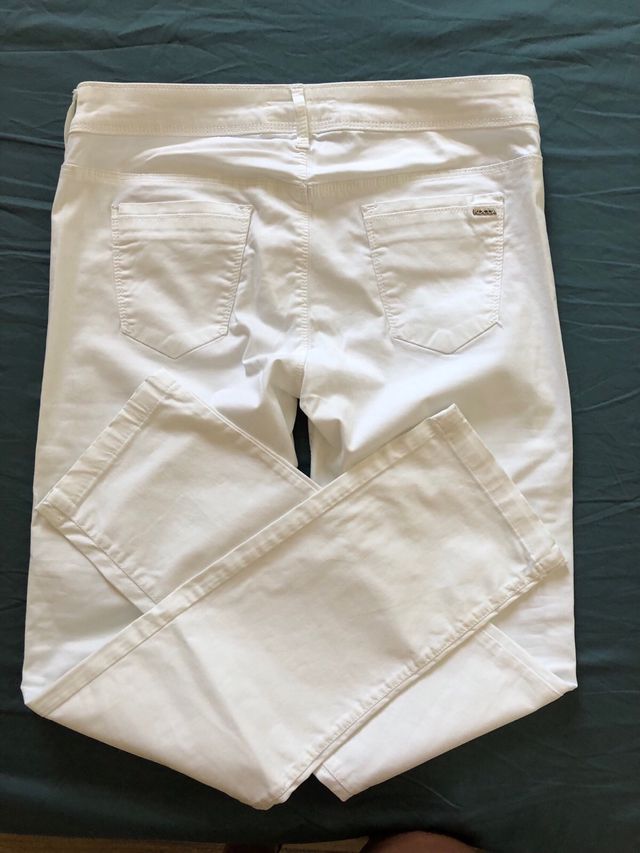 Pantaloni bianchi skinny