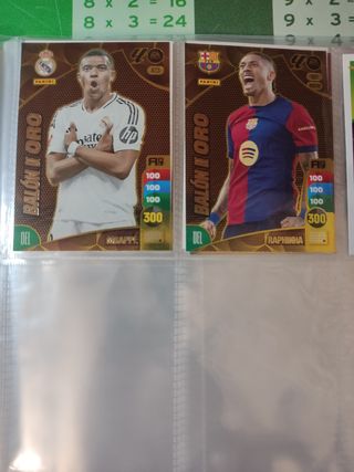 Cromos Adrenalyn 24-25 Balón Oro