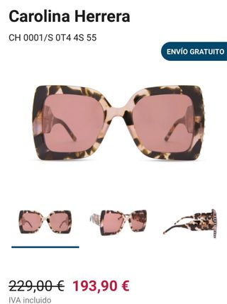 Gafas Carolina Herrera - Marrón