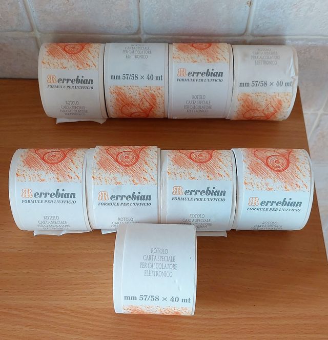 Rotoli Errebian 57/58mm x 40mt