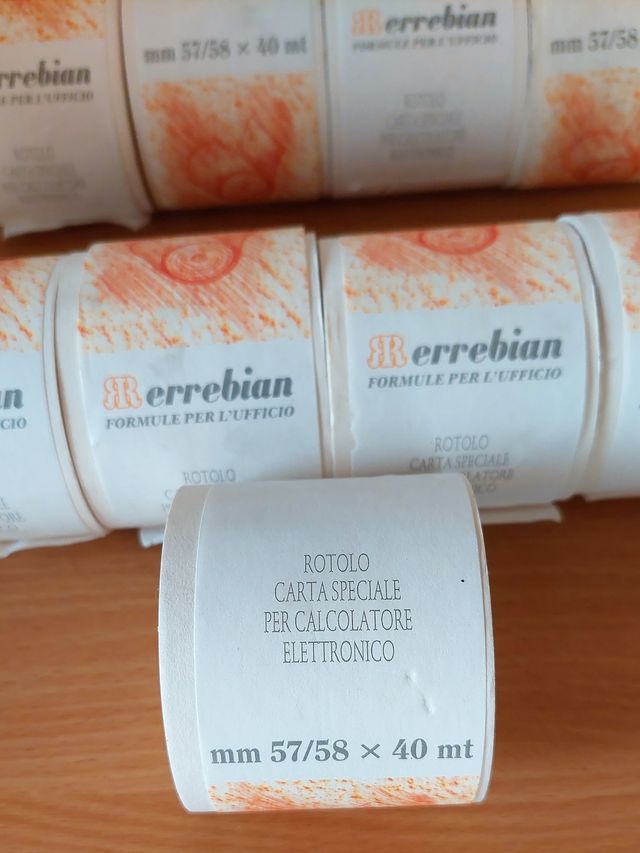 Rotoli Errebian 57/58mm x 40mt