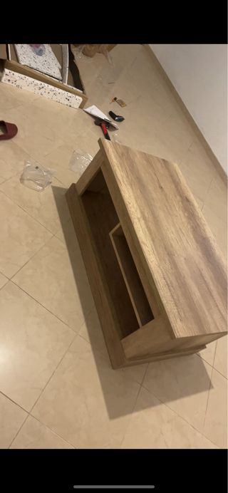 Mesa centro Casika madera marrón