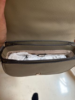 Borsa a tracolla Guess verde oliva