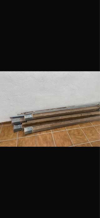 Soporte pérgola madera 6uds