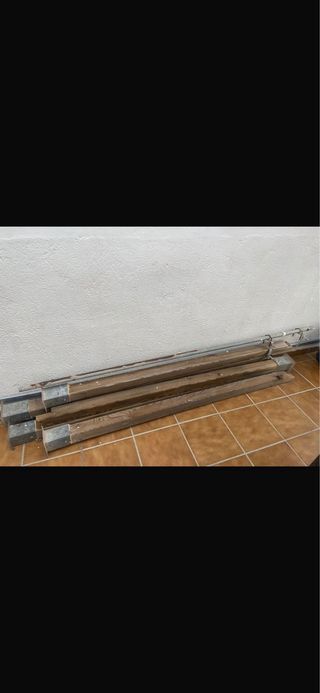 Soporte pérgola madera 6uds