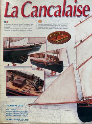 Maqueta Barco La Cancalaise