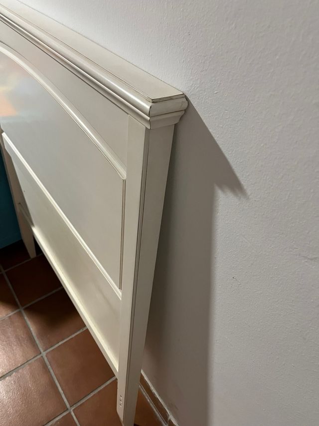 Cabecero cama 90 blanco - madera