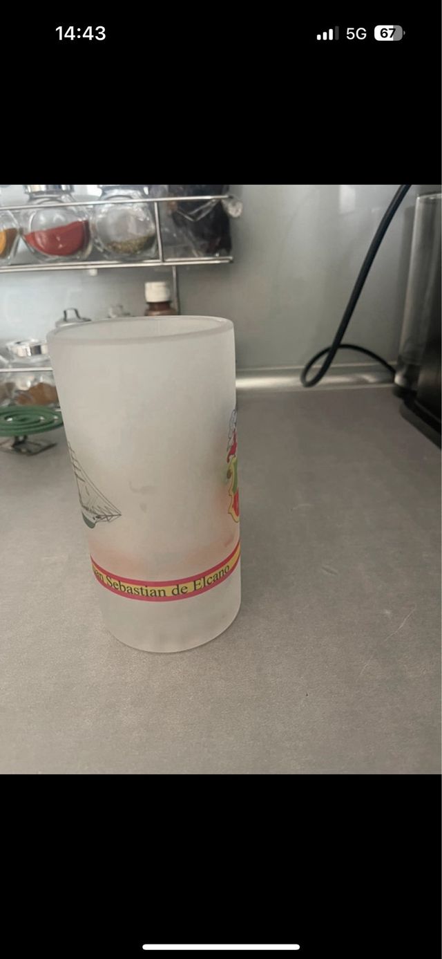 Jarra cerveza juan sebastian Elcano -