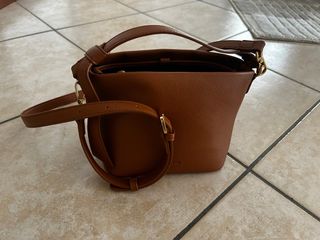 Borsa a tracolla marrone