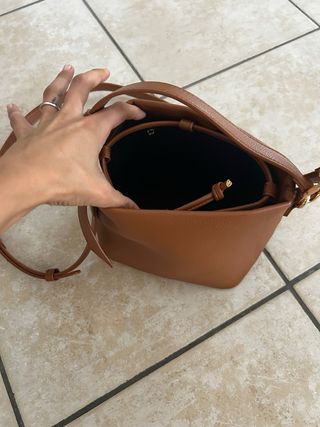 Borsa a tracolla marrone