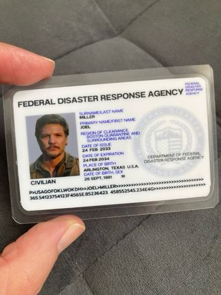 Tessera Identificativa FEMA Joel Miller