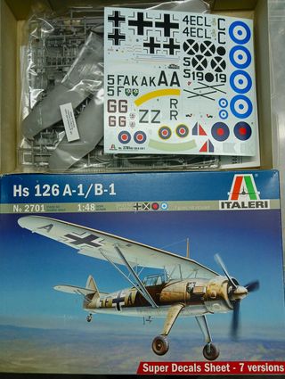Maqueta Hs 126 A-1/B-1 Italeri 1:48