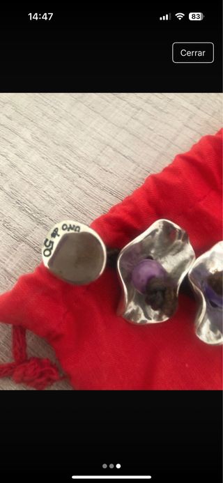 Pulsera Uno de 50 Plata/Morada