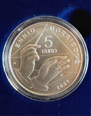 Moneta 5 euro Morricone 2021