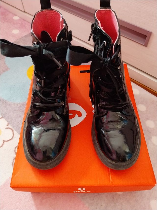 Botas Garvalín niña, negras,talla 32