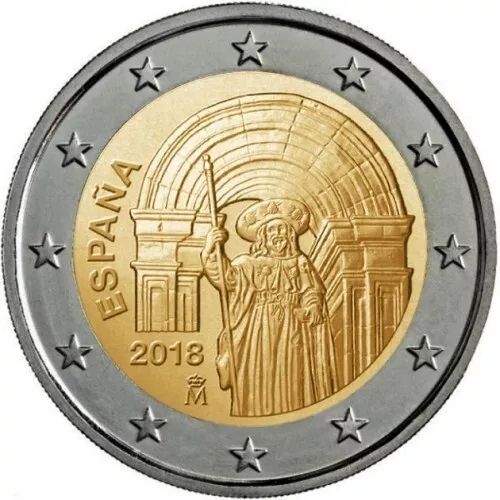 Moneda 2€ España 2018 Santiago