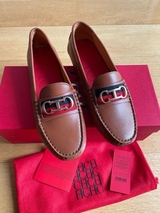 Mocasines Carolina Herrera Marrón 37