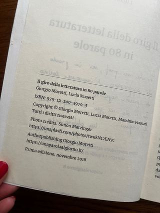 Il Giro Della Letteratura In 80 Parole