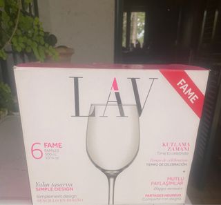 6 Copas Vino LAV Fame FAM523