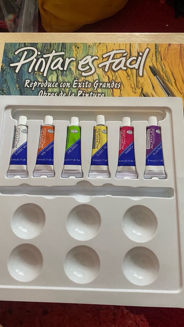 Pinturas Acrilicas varios colores