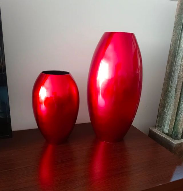 Jarrón pequeño brillante 36x25