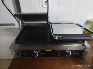 Plancha tostador doble VEVOR