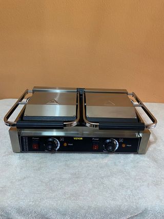 Plancha tostador doble VEVOR