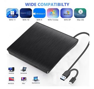 Lector y grabadora externa XIAOXIN CD/DVD USB 3.0