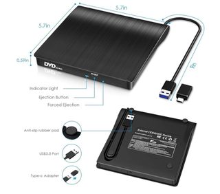 Lector y grabadora externa XIAOXIN CD/DVD USB 3.0