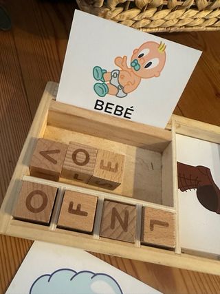 Juego aprendizaje lectura niños