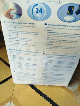 Esterilizador de biberones y chupetes Avent iQ24