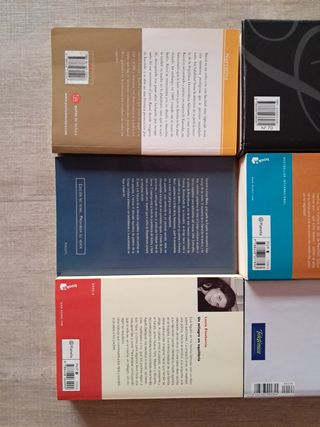 Lote de libros de adultos.