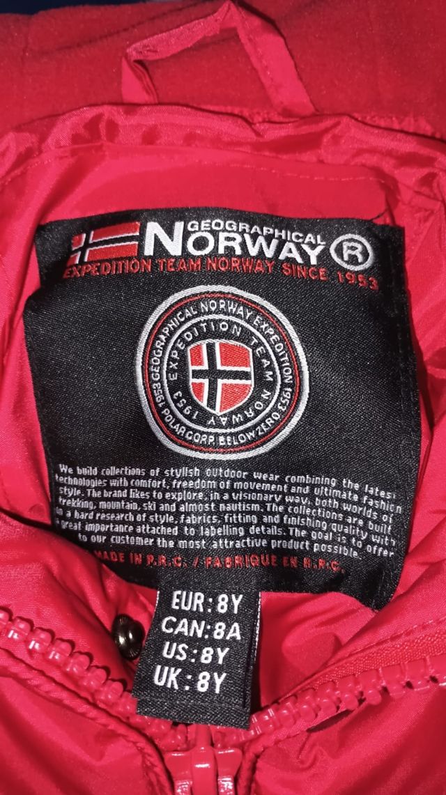 Cazadora Geographical Norway - Talla 8