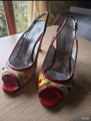 Dolce&Gabbana - Scarpe con fiori