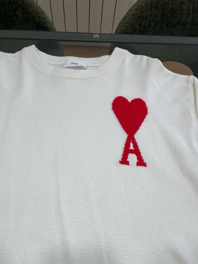 Sudadera Ami Paris blanca