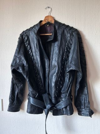 Chaqueta negra vintage