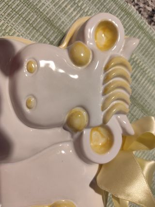 Formella mucca Thun - Decorazione