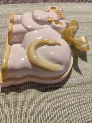Formella mucca Thun - Decorazione